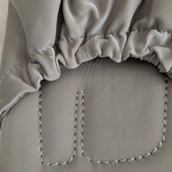 NWT ZARA Khaki Green Square Open Peep Toe Mule Sandal w/ Kitten Heel Size 6.5 - Picture 9 of 10